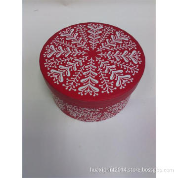 red round gift boxes